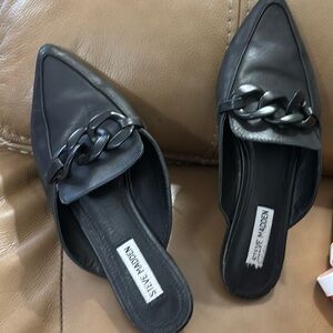 Steve Madden leather mules